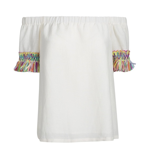 NWT Buckley K Hada Top in Ivory /Carnival size s - Picture 1 of 7